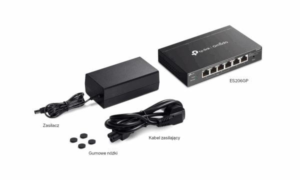 Switch TP-LINK ES206GP Omada Easy Management - obrazek 6