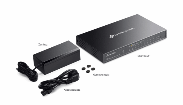 Switch TP-LINK ES210GMP Omada Easy Managed - obrazek 6