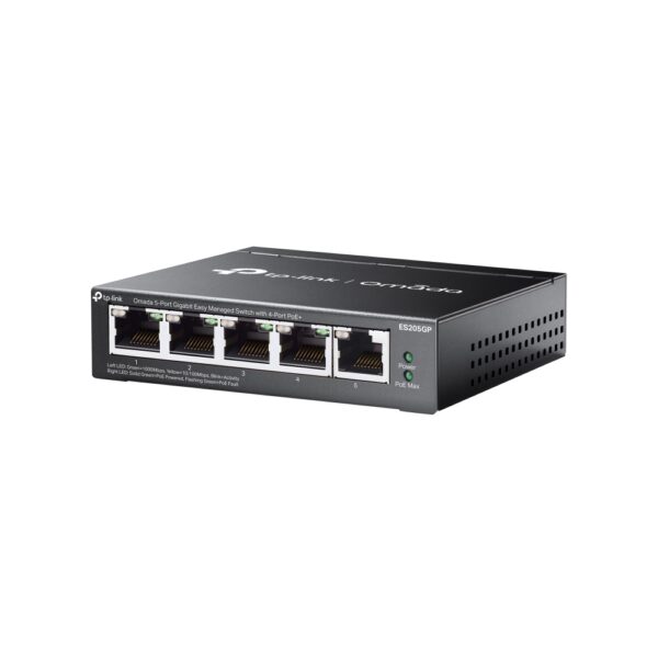 Switch TP-LINK ES205GP Omada Easy Managed - obrazek 3