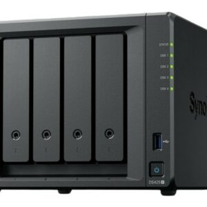 Serwer NAS DS425+ 4x0HDD J4125 2GB DDR4 1x1GbE 1x2,5GbE 3Y
