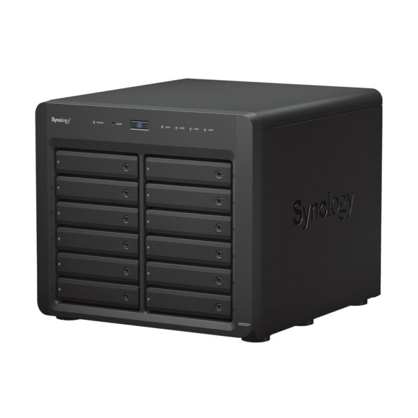 Serwer NAS DS2422+ 12x0HDD AMD Ryzen V1500B 4x2,2Ghz 4GB RAM 4x1GbE 2xUSB 3Y - obrazek 2