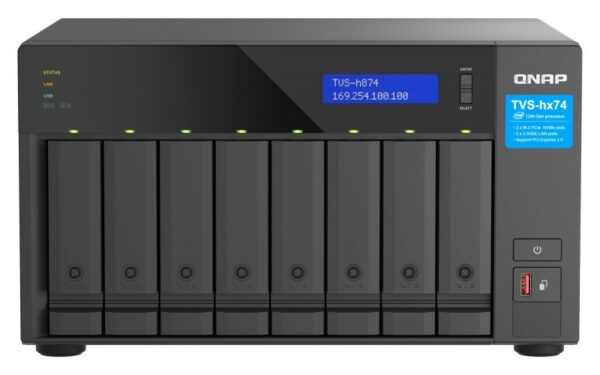 Serwer NAS TVS-h874-i5-32G 8x0HDD Intel core i5-12400 32GB - obrazek 3