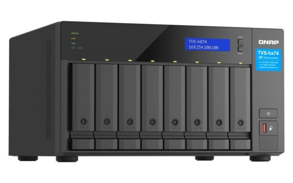 Serwer NAS TVS-h874-i5-32G 8x0HDD Intel core i5-12400 32GB - obrazek 4
