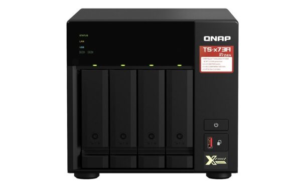 Serwer NAS TS-473A AMD Ryzen QC2.2 GHz.2.5GbE 8 GB RAM - obrazek 2