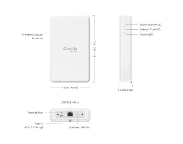 Router LTE TP-LINK ER701-5G-Outdoor - obrazek 5