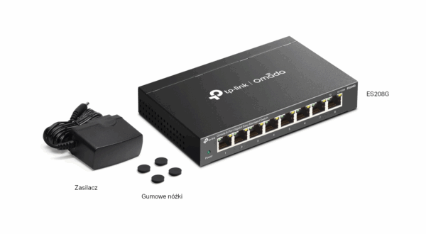 Switch TP-LINK ES208G Omada Easy Managed - obrazek 6