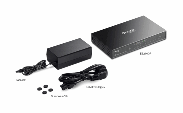 Switch TP-LINK ES210GP Omada Easy Managed - obrazek 6