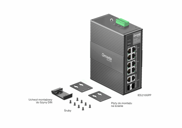 Switch przemysłowy TP-LINK IES210GPP - obrazek 6