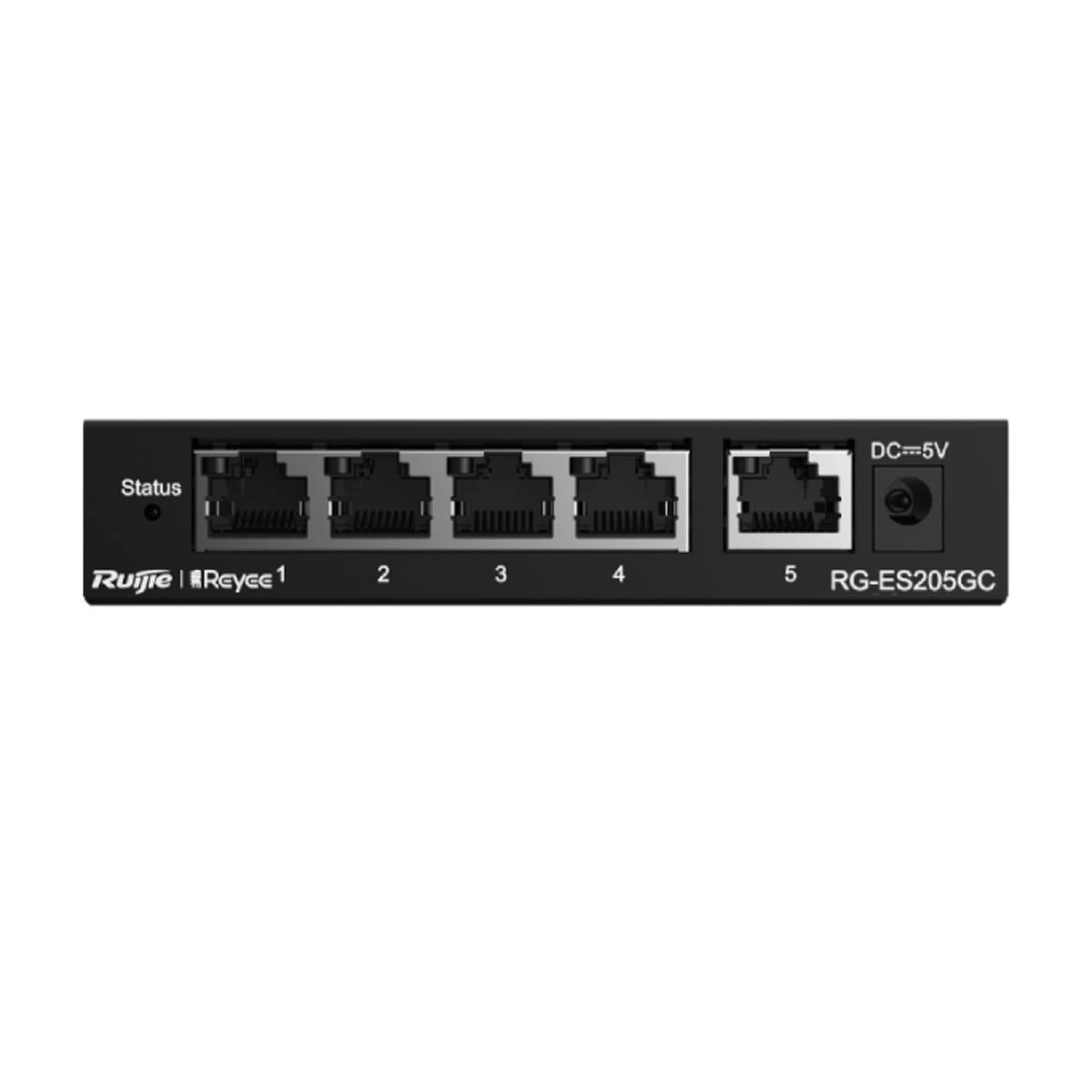 Ruijie Reyee RG-ES205GC | Switch Easy Smart, 5 portów, 5xGE, Desktop, Cloud - obrazek 2