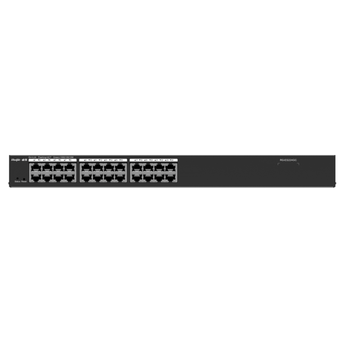 Ruijie Reyee RG-ES224GC-V2 | Switch Easy Smart, 24 portów, 24xGE, Desktop, Cloud, Rack - obrazek 2