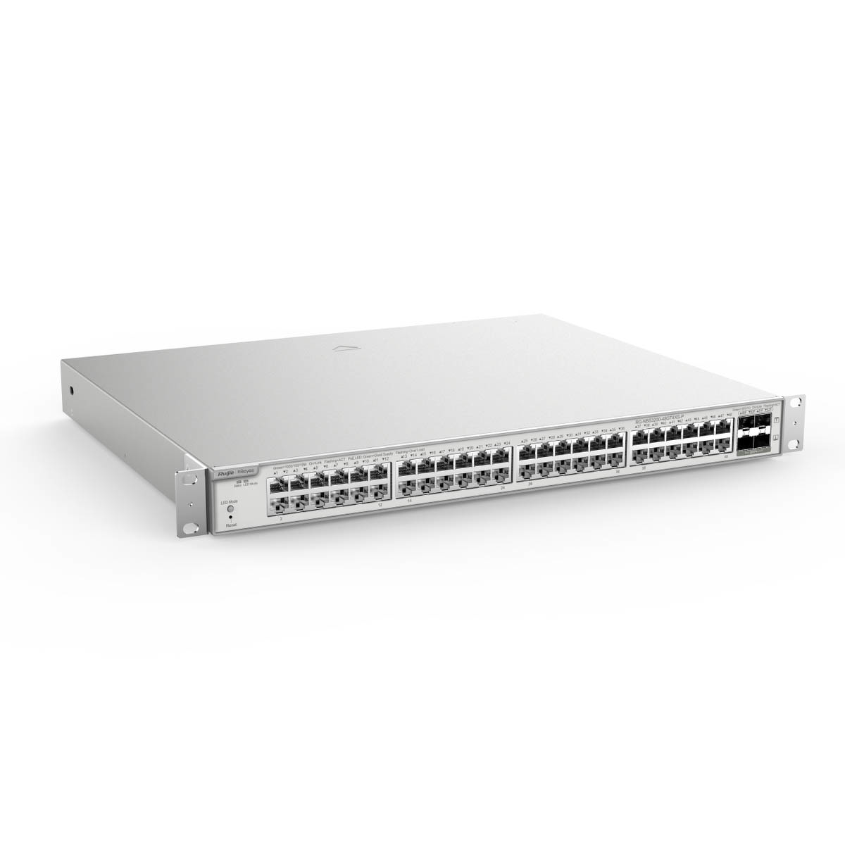 Ruijie Reyee RG-NBS3200-48GT4XS-P | Switch Zarządzalny, 52 portów, 48xGE, 48xPoE, 370W, 4xSFP+, L2, Rack, Cloud - obrazek 3