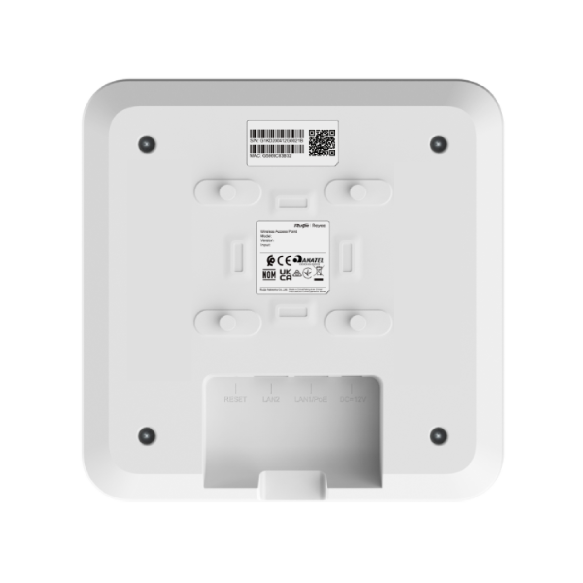 Ruijie Reyee RG-RAP2200(E) | Access Point, 2 portów, 2xGE, 1xPoE IN, WiFi 5, 2,4GHz/5GHz, AC1276, Wewnętrzny, Sufitowy, Mesh, Roaming, Cloud - obrazek 4
