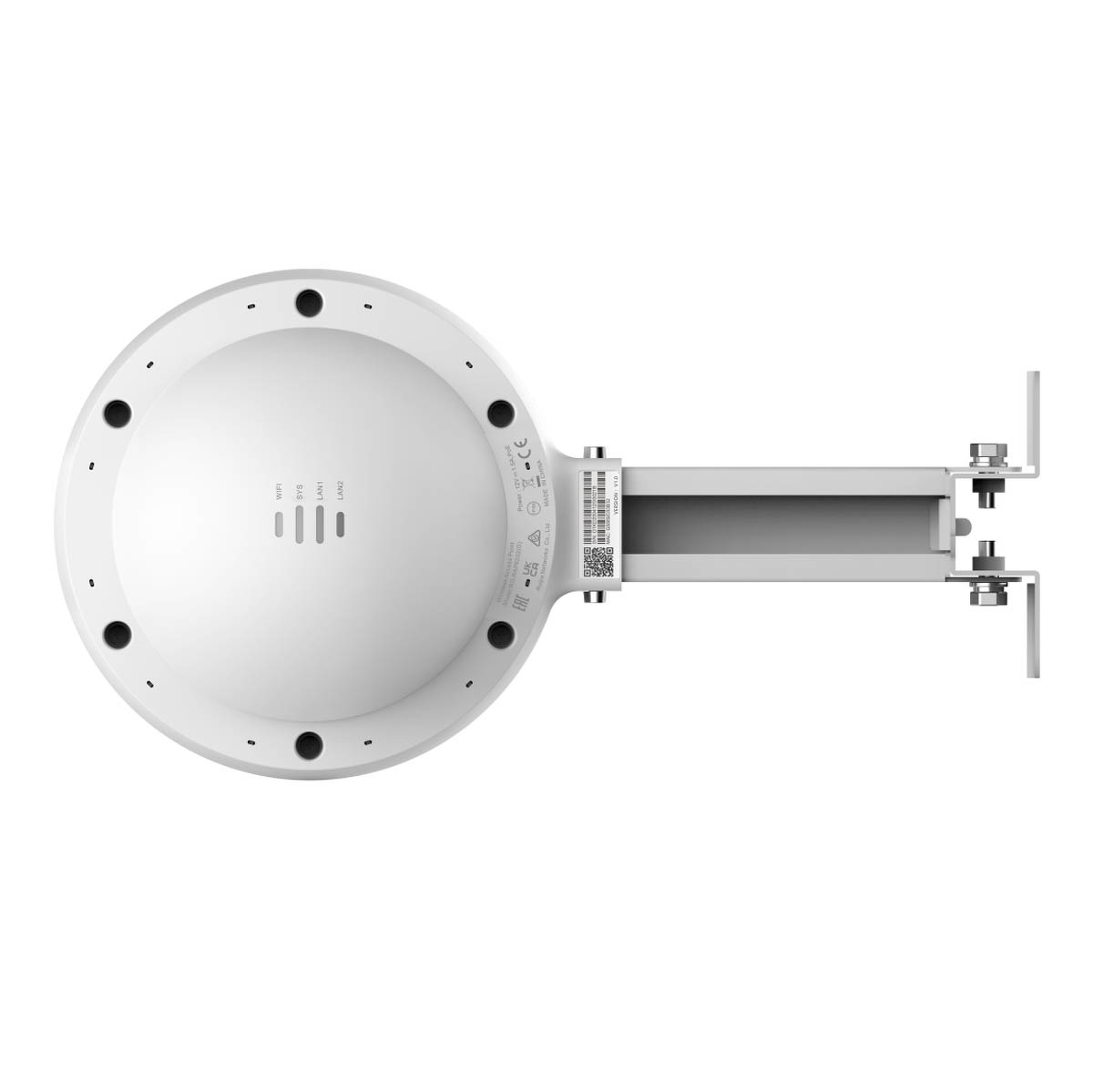 Ruijie Reyee RG-RAP6202(G) | Access Point, 2 portów, 1xPoE IN, 2xGE, WiFi 5, 2,4Ghz/5GHz, AC1300, 1x12V DC, Zewnętrzny, IP68, Roaming, Cloud, Mesh, UFO - obrazek 5
