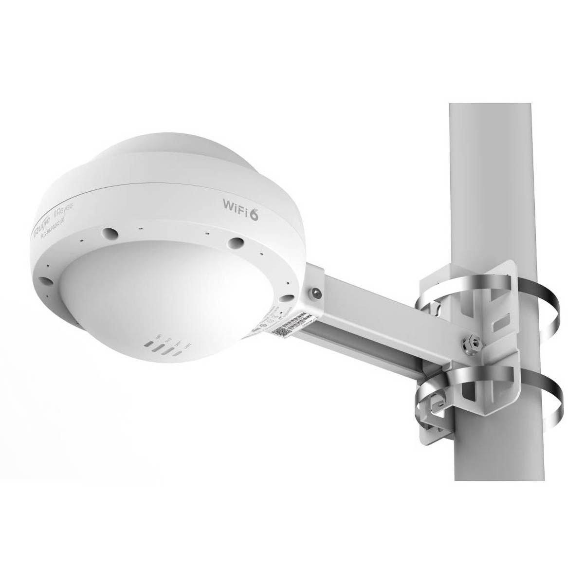 Ruijie Reyee RG-RAP6262(G) | Access Point, 2 portów, 1x PoE IN, 2xGE, WiFi 6, 2,4Ghz/5GHz, AX1775, 1x12V DC, Zewnętrzny, IP68, Roaming, Cloud, Mesh, UFO - obrazek 4