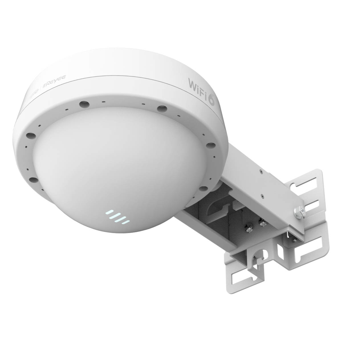 Ruijie Reyee RG-RAP6262 | Access Point, 2 portów, 1xGE, 1xSFP, 1xPoE IN, WiFi 6, 2,4GHz/5GHz, AX3000, Zewnętrzny, 1x12V DC, IP68, UFO, Roaming, Mesh, Cloud - obrazek 2
