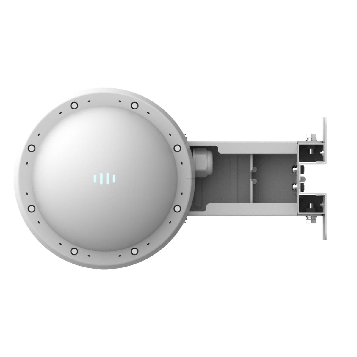 Ruijie Reyee RG-RAP6262 | Access Point, 2 portów, 1xGE, 1xSFP, 1xPoE IN, WiFi 6, 2,4GHz/5GHz, AX3000, Zewnętrzny, 1x12V DC, IP68, UFO, Roaming, Mesh, Cloud - obrazek 4