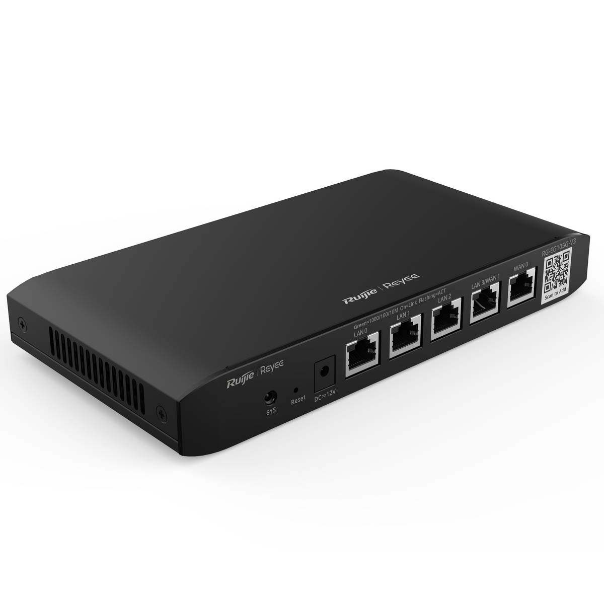 Ruijie Reyee RG-EG105G-V3 | Kontroler, Router, VPN, 5 portów, 5xGbit, 1xWAN, 3xLAN, 1xLAN/WAN, Cloud, - obrazek 2