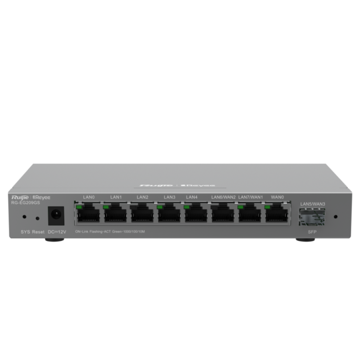 Ruijie Reyee RG-EG209GS | Kontroler, Router, 9 portów, 8xGE, 1xSFP, 1xWAN, 7xLAN, 2xLAN/WAN, VPN, Cloud - obrazek 2