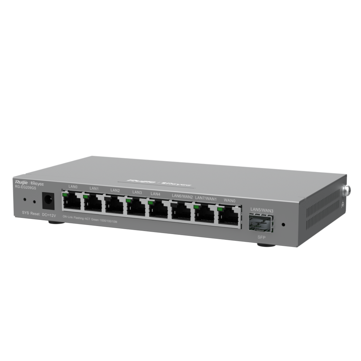 Ruijie Reyee RG-EG209GS | Kontroler, Router, 9 portów, 8xGE, 1xSFP, 1xWAN, 7xLAN, 2xLAN/WAN, VPN, Cloud - obrazek 3