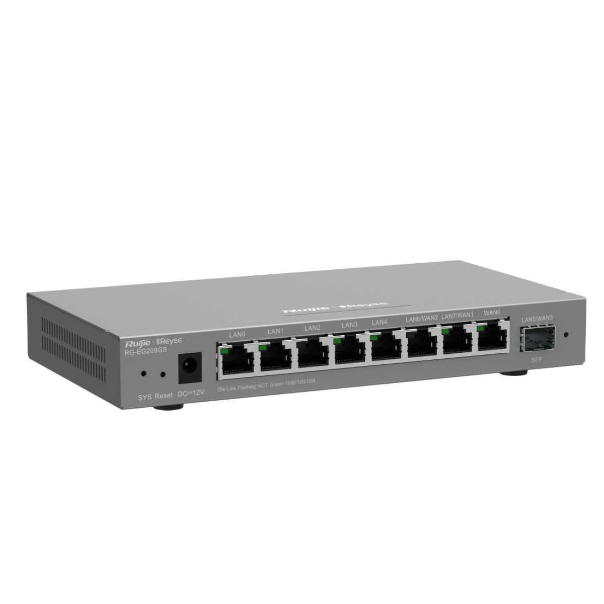 Ruijie Reyee RG-EG209GS | Kontroler, Router, 9 portów, 8xGE, 1xSFP, 1xWAN, 7xLAN, 2xLAN/WAN, VPN, Cloud - obrazek 4