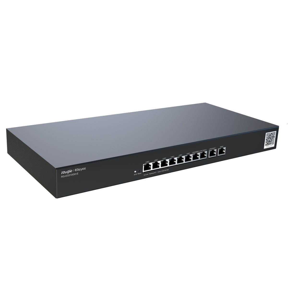 Ruijie Reyee RG-EG310GH-E | Kontroler, Router, 10 portów, 10xGE, 1xWAN, 6xLAN, 3xWAN/LAN, VPN, Cloud, Rack - obrazek 3