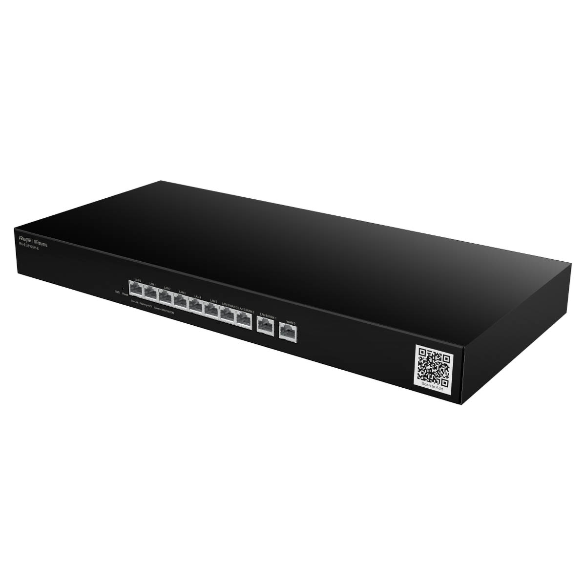 Ruijie Reyee RG-EG310GH-E | Kontroler, Router, 10 portów, 10xGE, 1xWAN, 6xLAN, 3xWAN/LAN, VPN, Cloud, Rack - obrazek 4