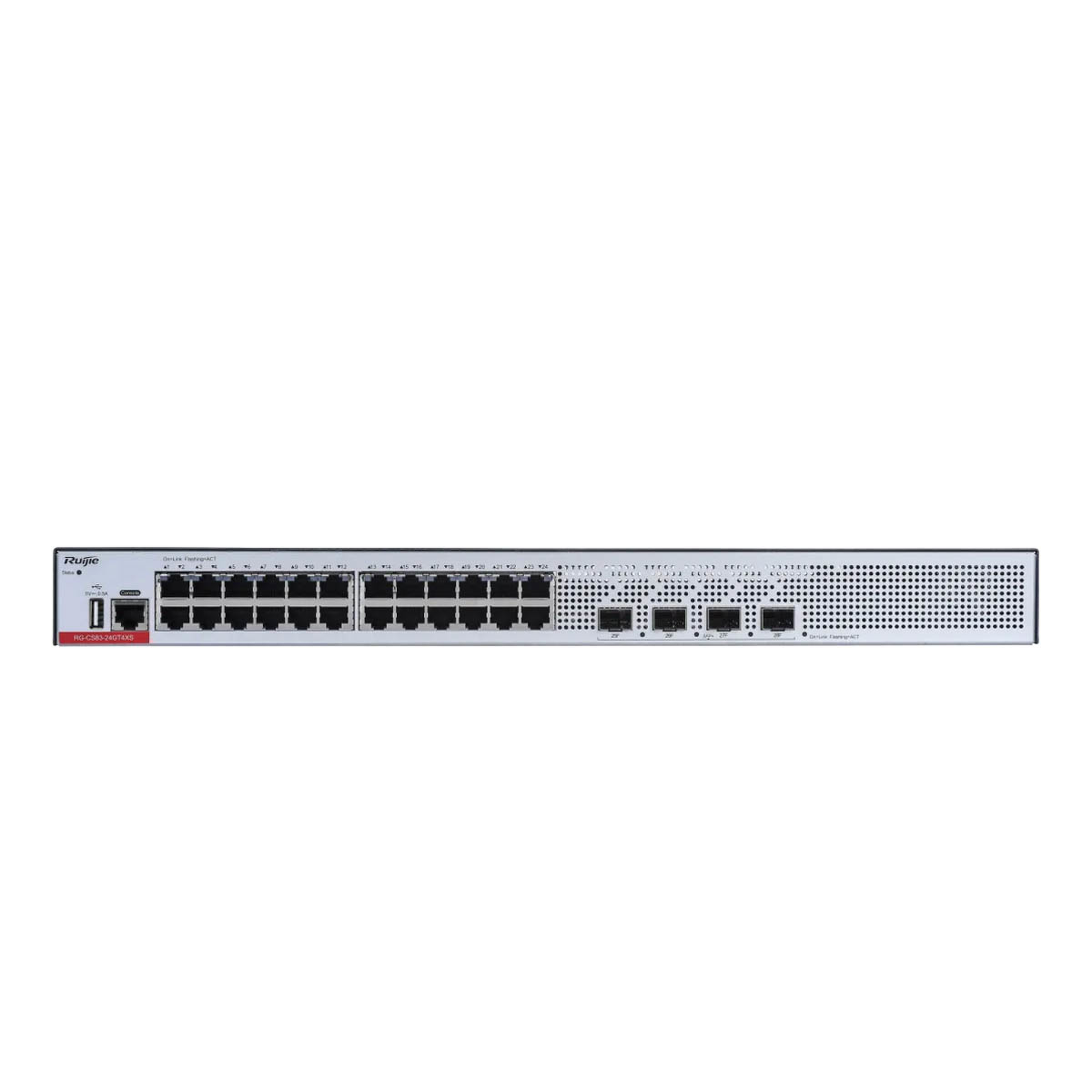Ruijie RG-CS83-24GT4XS | Switch zarządzalny, 28 portów, 24xGE, 4x10GE SFP+, 1xConsole, L3, Cloud - obrazek 5