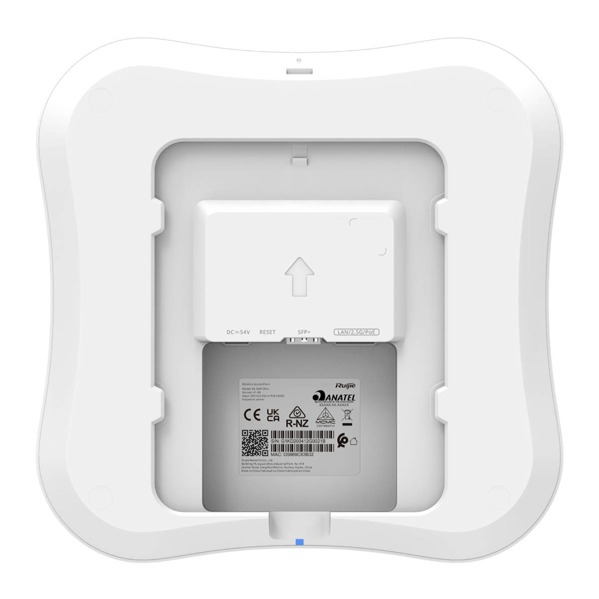 Ruijie Reyee RG-RAP73Pro | Access Point, 2 portów, 1x2,5GE, 1xSFP+, 1xPoE IN, WiFi 7, 2,4GHz/5GHz/6GHz, BE14000, Wewnętrzny, Sufitowy, Mesh, Roaming, Cloud - obrazek 8