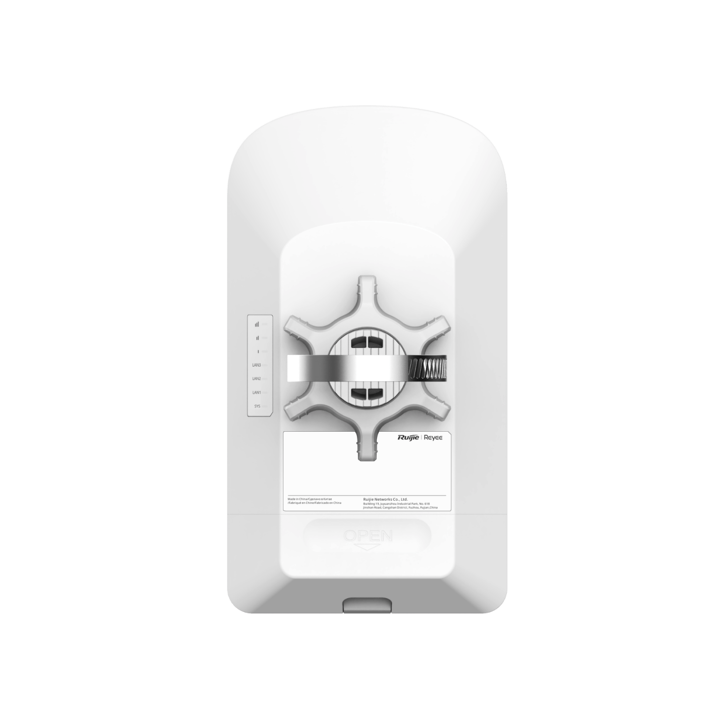 Ruijie Reyee RG-EST350G | Access Point, kierunkowy, 3 port, 1xPoE IN Passiv/Activ, 3xGE, WiFi 5, 5GHz, 876Mbps, Zewnętrzny, 1x12V DC, IP55, 5KM, 1x16dBi, Cloud - obrazek 6