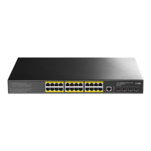CUDY GS5024PS4-400W | przełącznik sieciowy, 24-portowy, Gigabit, PoE+, 400W, zarządzalny