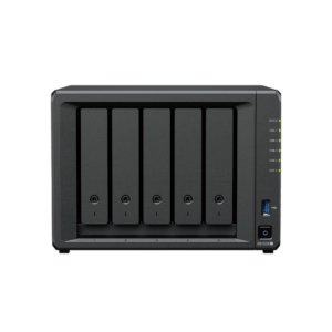 Synology DS1525+ | 5-zatokowy serwer NAS, AMD Ryzen V1500B, 2× 2.5 GbE, M.2 NVMe, Tower