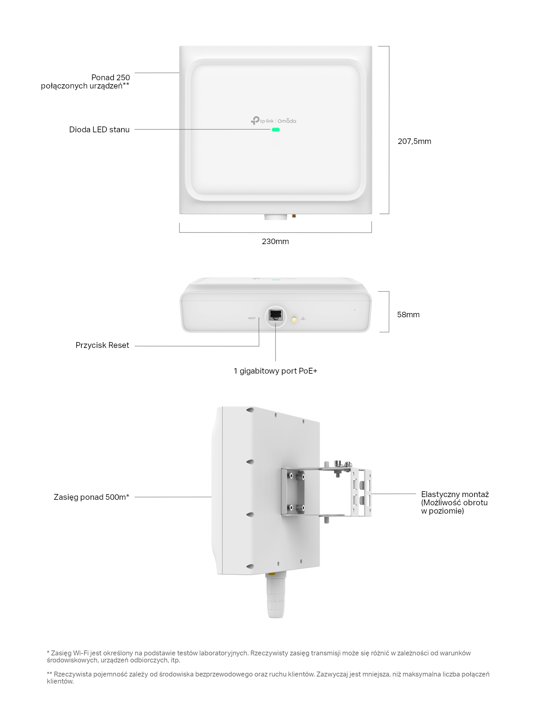 Access Point TP-LINK EAP650 D30-Outdoor - obrazek 7