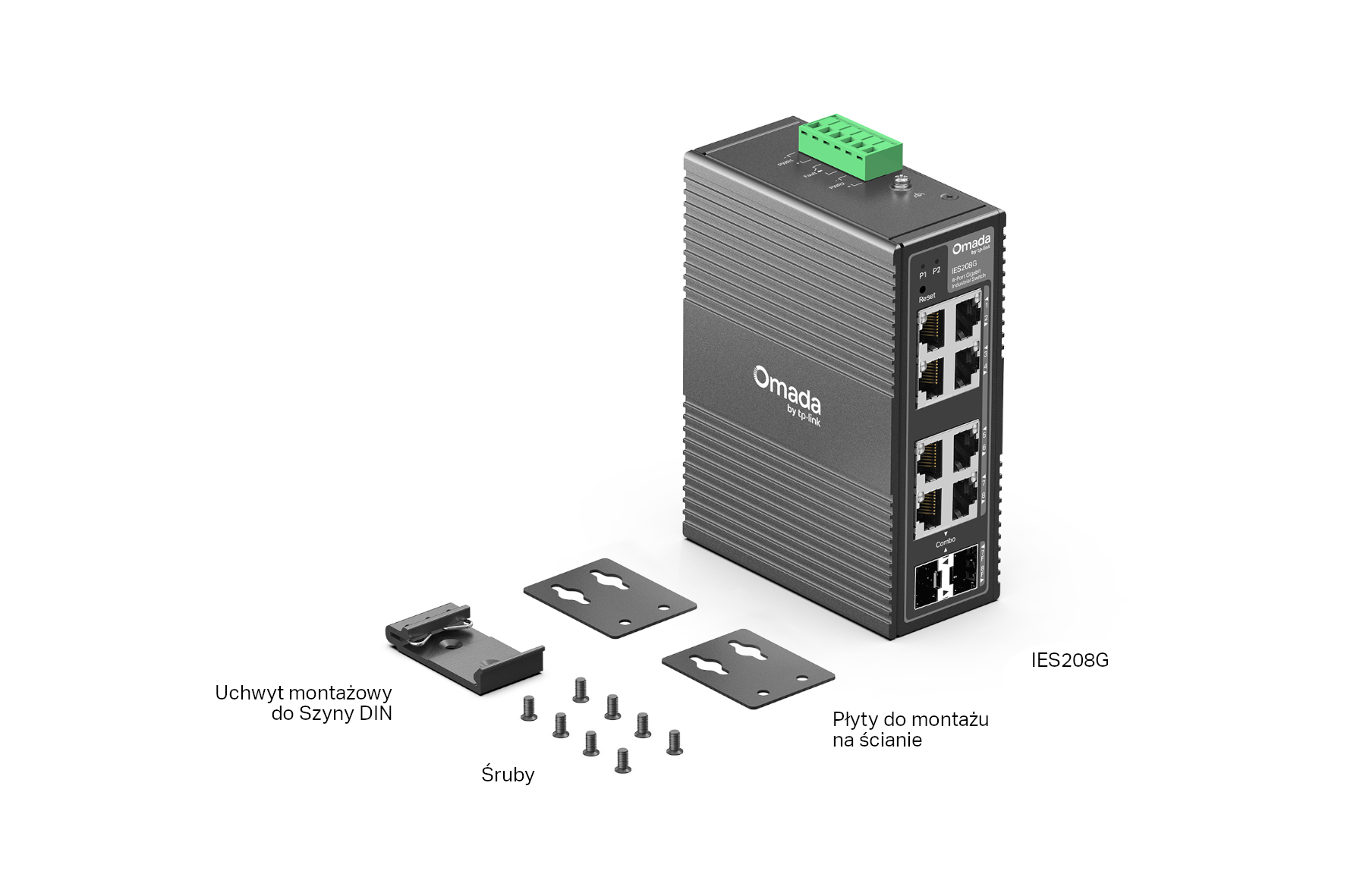 Switch przemysłowy TP-LINK IES208G - obrazek 6