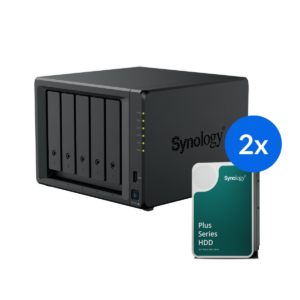 Synology DS1525+ /32T | 5-zatokowy serwer NAS w zestawie z dyskami o łącznej pojemności 32TB, Tower