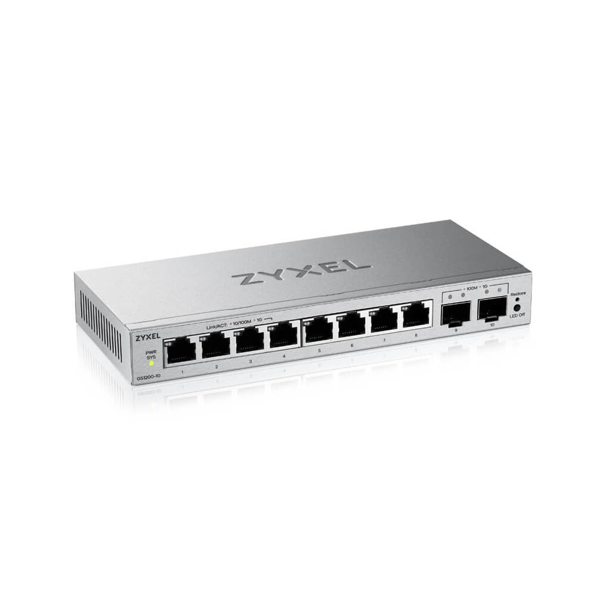 Zyxel GS1200-10V3-EU0101F 10-portowy switch gigabitowy zarządzalny - obrazek 2