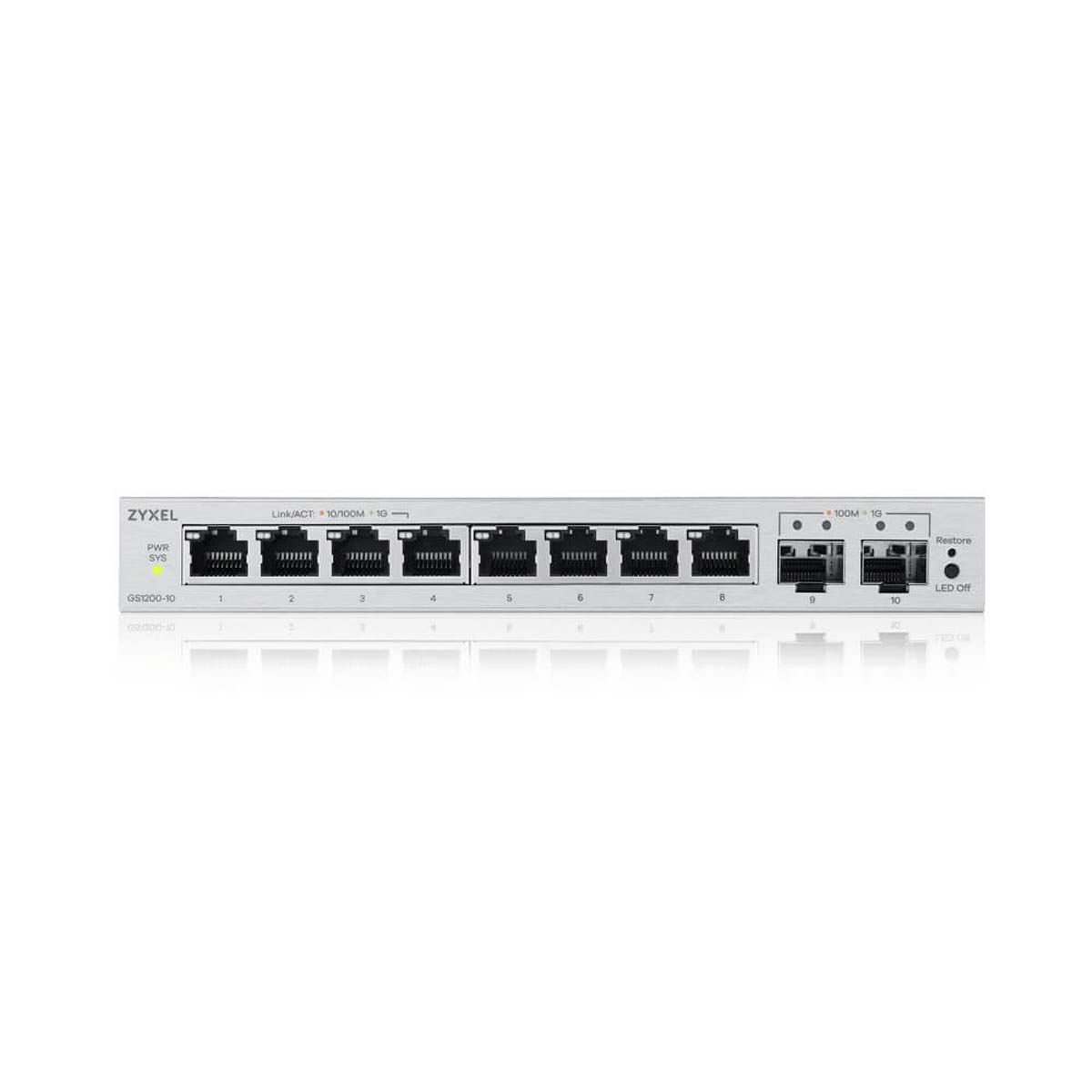 Zyxel GS1200-10V3-EU0101F 10-portowy switch gigabitowy zarządzalny - obrazek 3