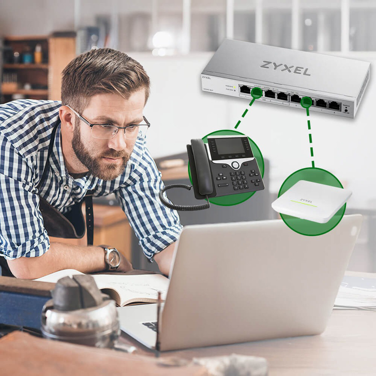 Zyxel GS1200-8HPV3-EU0101F 8-portowy switch gigabitowy zarządzalny - obrazek 5
