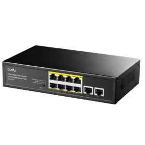 CUDY GS1010P | przełącznik sieciowy, 8-portowy, Gigabit, PoE+, 120W