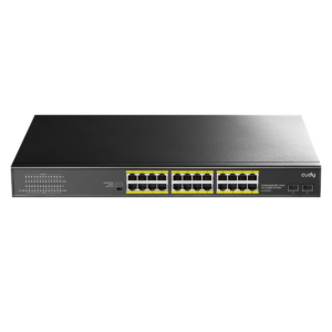 CUDY GS1028PS2 | przełącznik sieciowy, 24-portowy, Gigabit, PoE+, 300W