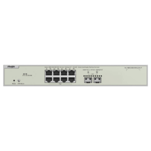 Ruijie Reyee RG-NBS3300-8MG2XS-P | Switch Zarządzalny, 10 portów, 8x2,5GE,8xPoE+, 240W, 2xSFP+, Rack, L2+, Cloud