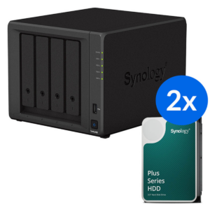 Synology DS925+ /4T | 4-zatokowy serwer NAS w zestawie z dyskami o łącznej pojemności 4TB, Tower