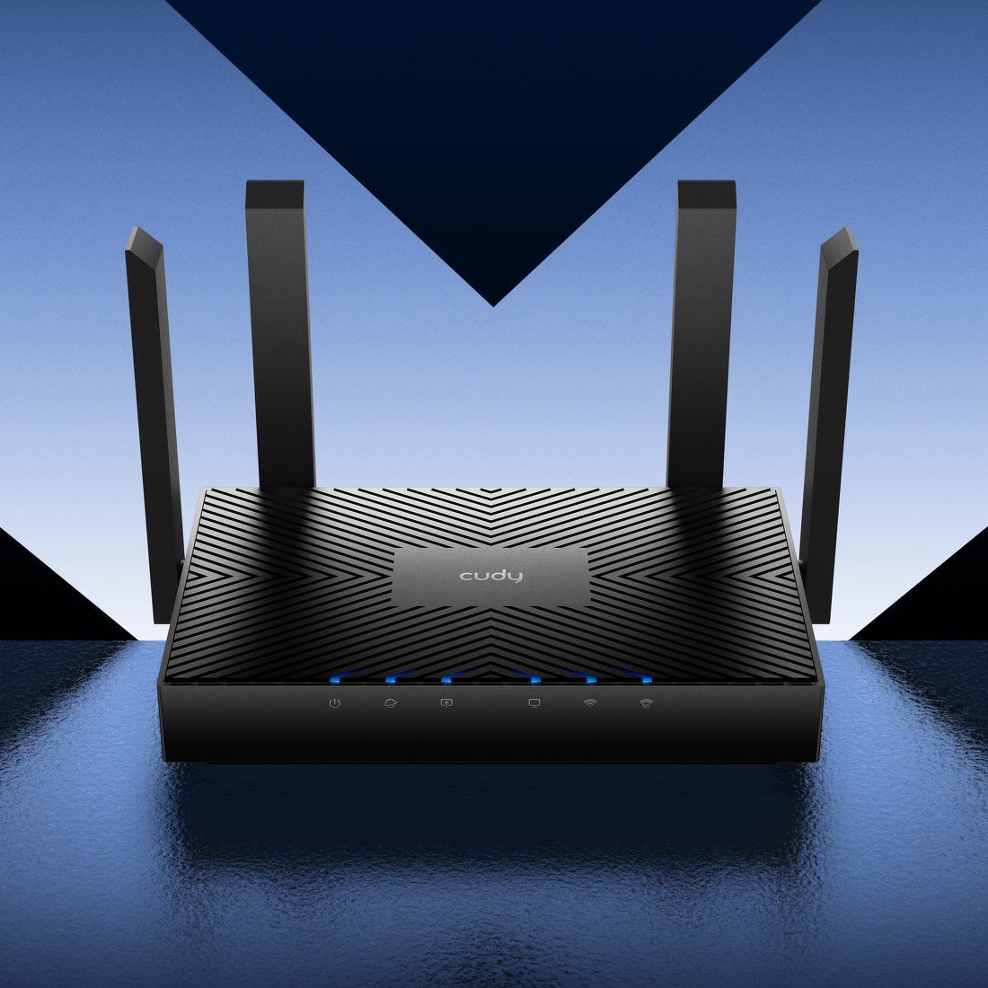CUDY WR3000 | router, Wi-Fi 6, 2,4GHz/5GHz, Gigabit, MESH - obrazek 2