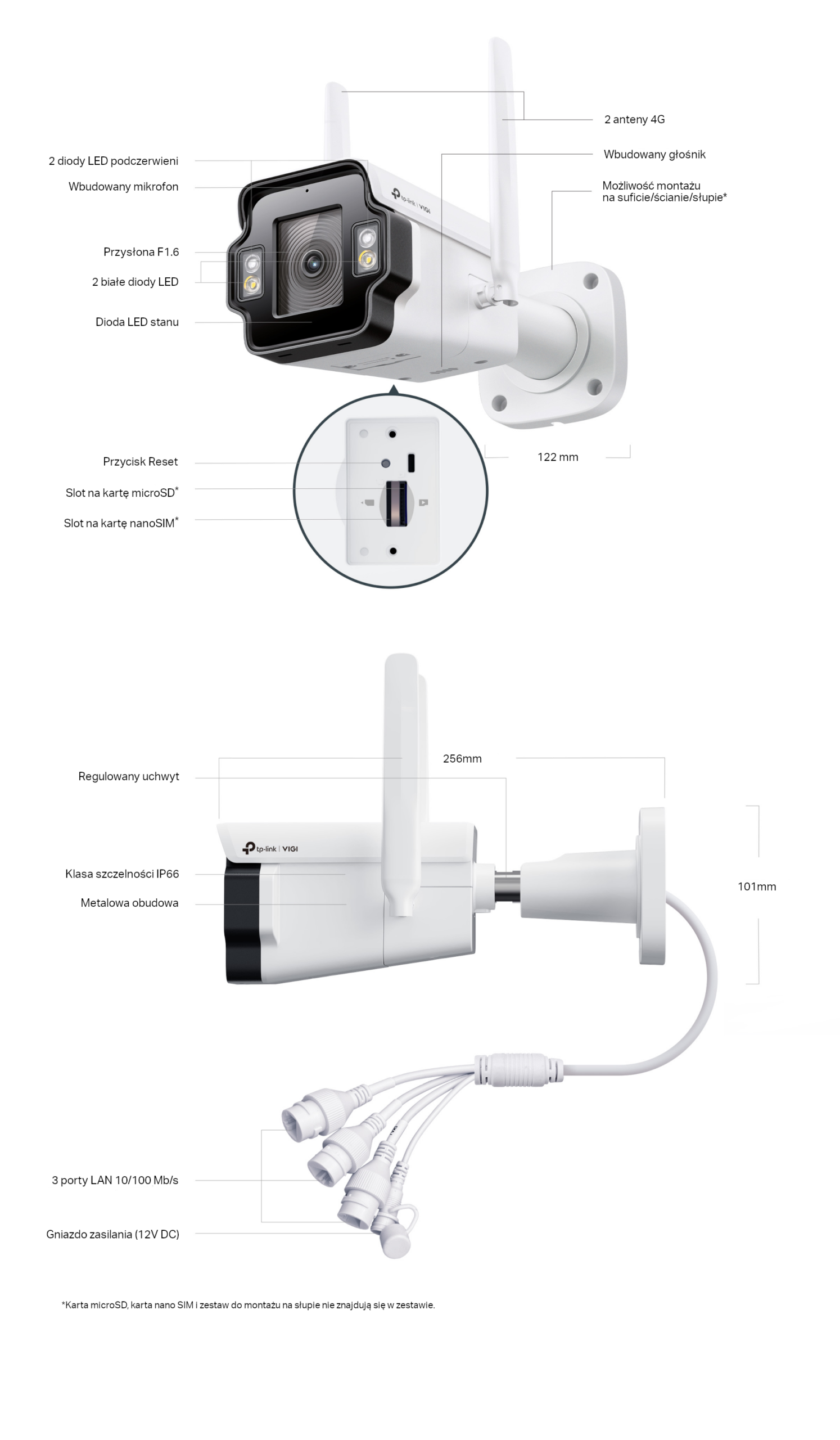 Kamera IP TP-LINK VIGI InSight S345-4G - obrazek 2