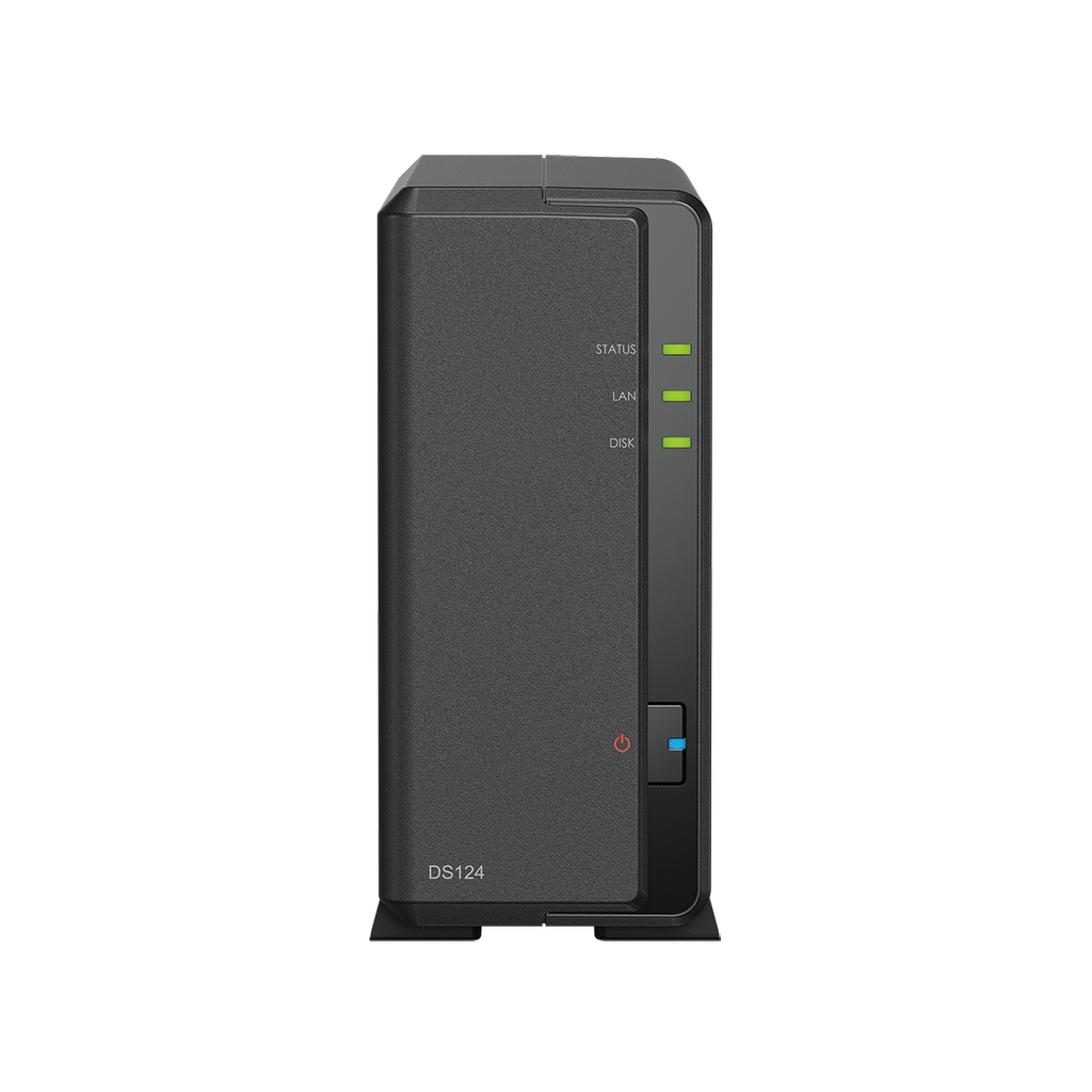 Synology DS124 /12T | 1-zatokowy serwer NAS w zestawie z dyskiem o łącznej pojemności 12TB, Tower - obrazek 2