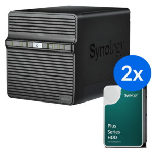 Synology DS423 /16T | 4-zatokowy serwer NAS w zestawie z dyskami o łącznej pojemności 16TB, Tower